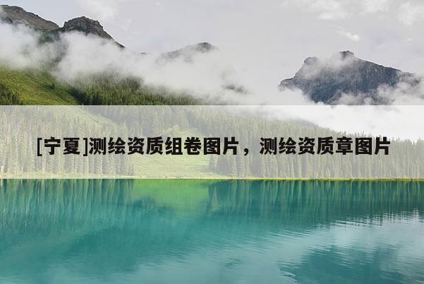 [寧夏]測繪資質組卷圖片，測繪資質章圖片