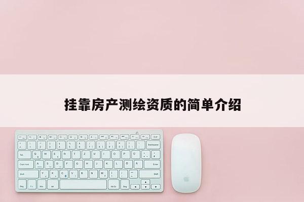 掛靠房產測繪資質的簡單介紹