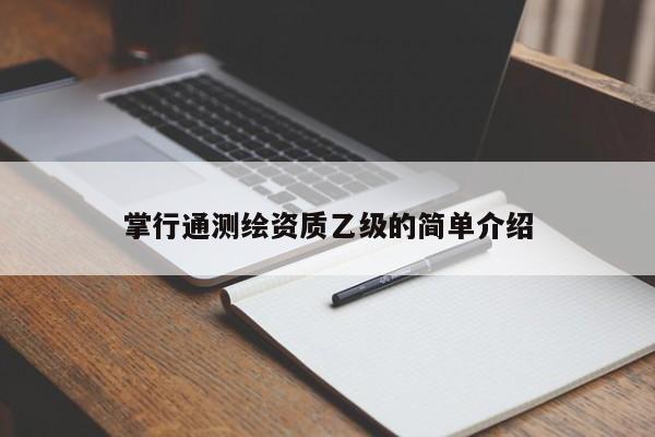 掌行通測繪資質(zhì)乙級的簡單介紹