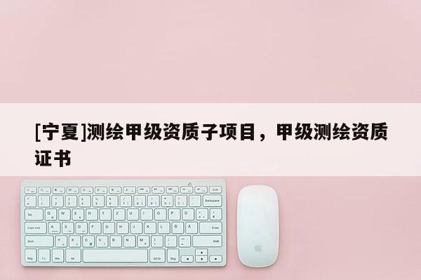 [寧夏]測繪甲級資質子項目，甲級測繪資質證書