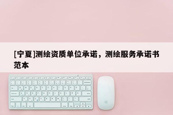 [寧夏]測繪資質單位承諾，測繪服務承諾書范本