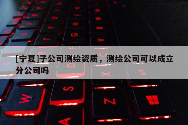 [寧夏]子公司測(cè)繪資質(zhì)，測(cè)繪公司可以成立分公司嗎